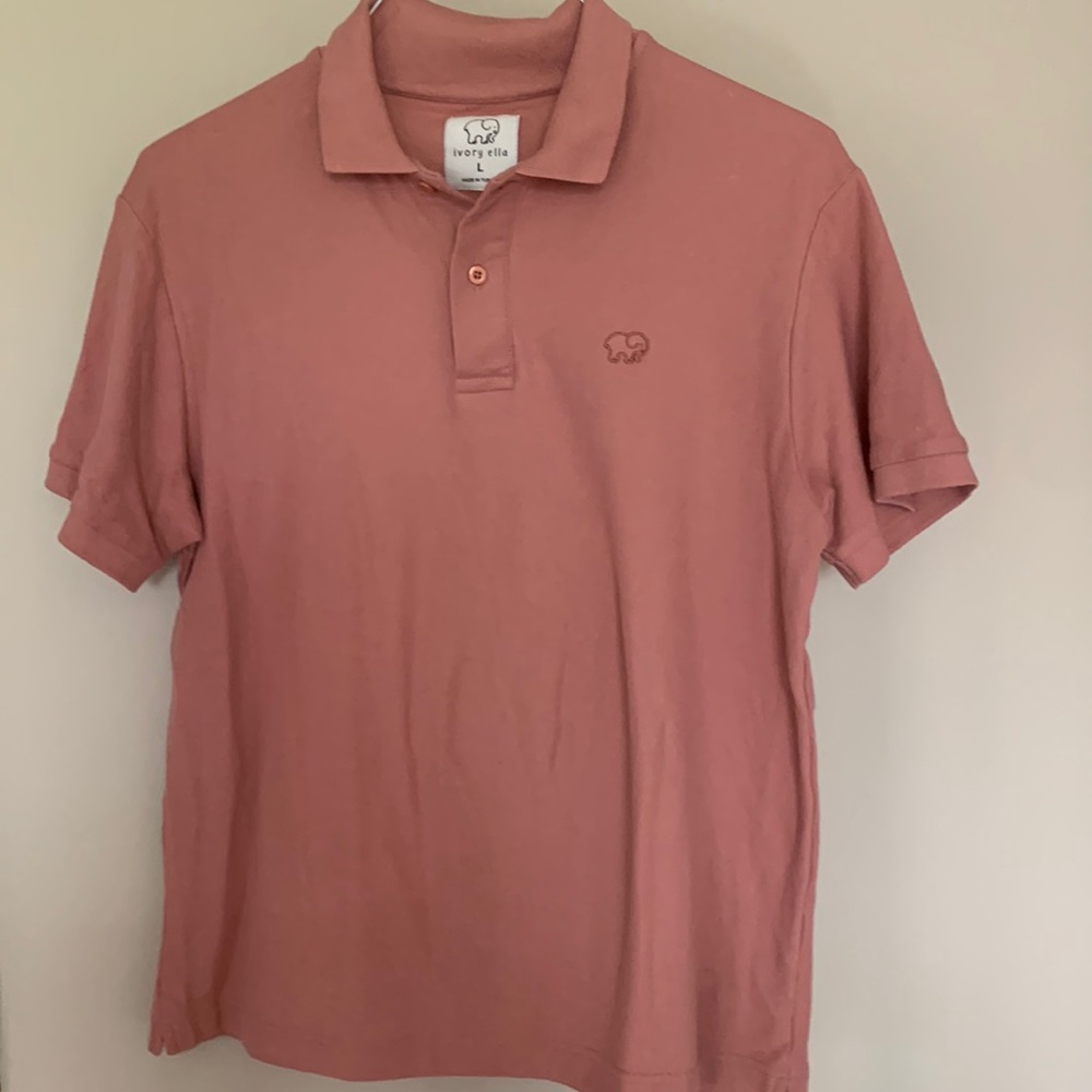 Men’s Ivory Ella Polo Shirt 💯 Cotton